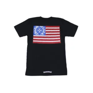 Chrome Hearts American Flag Dagger T-Shirt Black