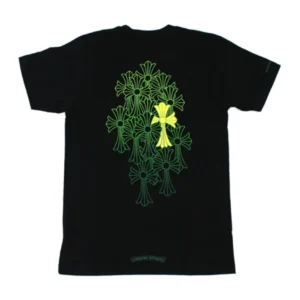 Chrome Hearts Green Gradient Cemetery T-Shirt Black