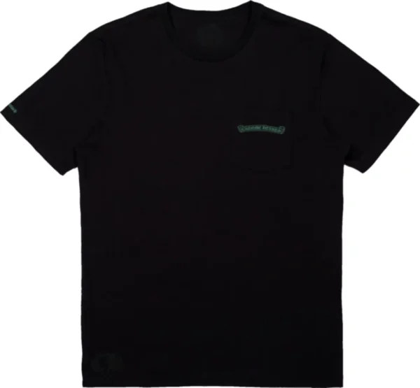 Chrome Hearts Green Gradient Cemetery T-Shirt Black